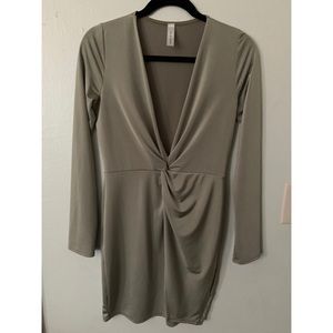 Blue Blush mint green dress